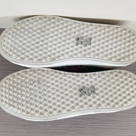 Sam Edelman Leya Pom Pom Tropical Floral Slip-on Sneakers Womens Size 5.5 / 35.5 - Picture 11 of 12